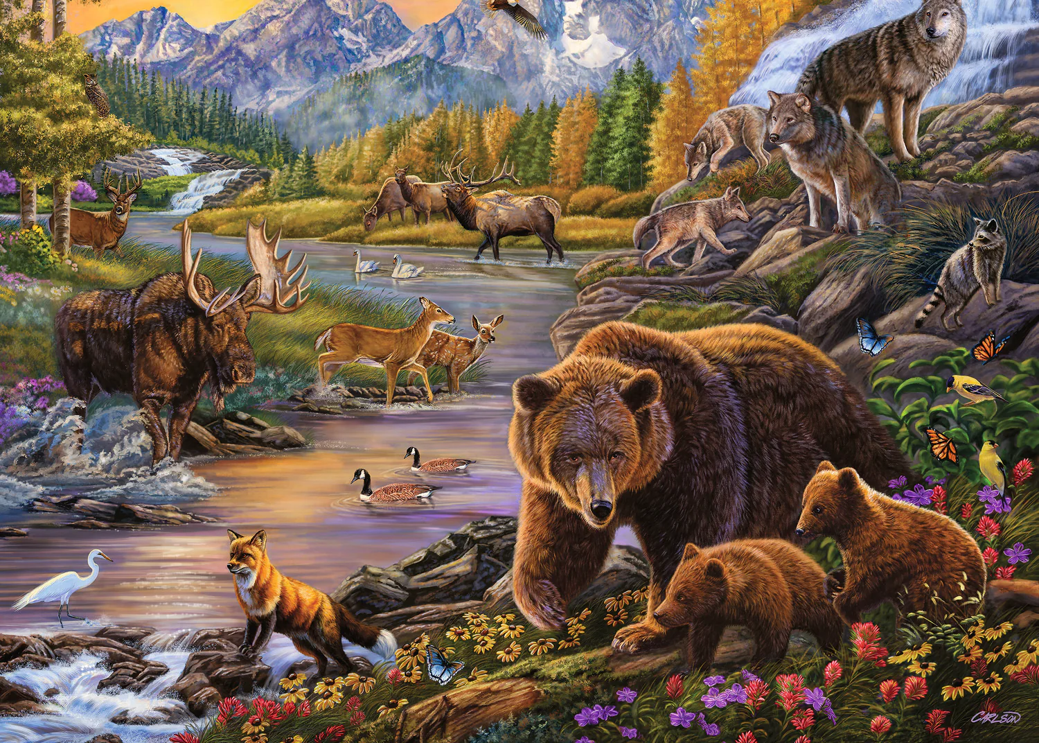 500 pc Wilderness Puzzle - Image 2