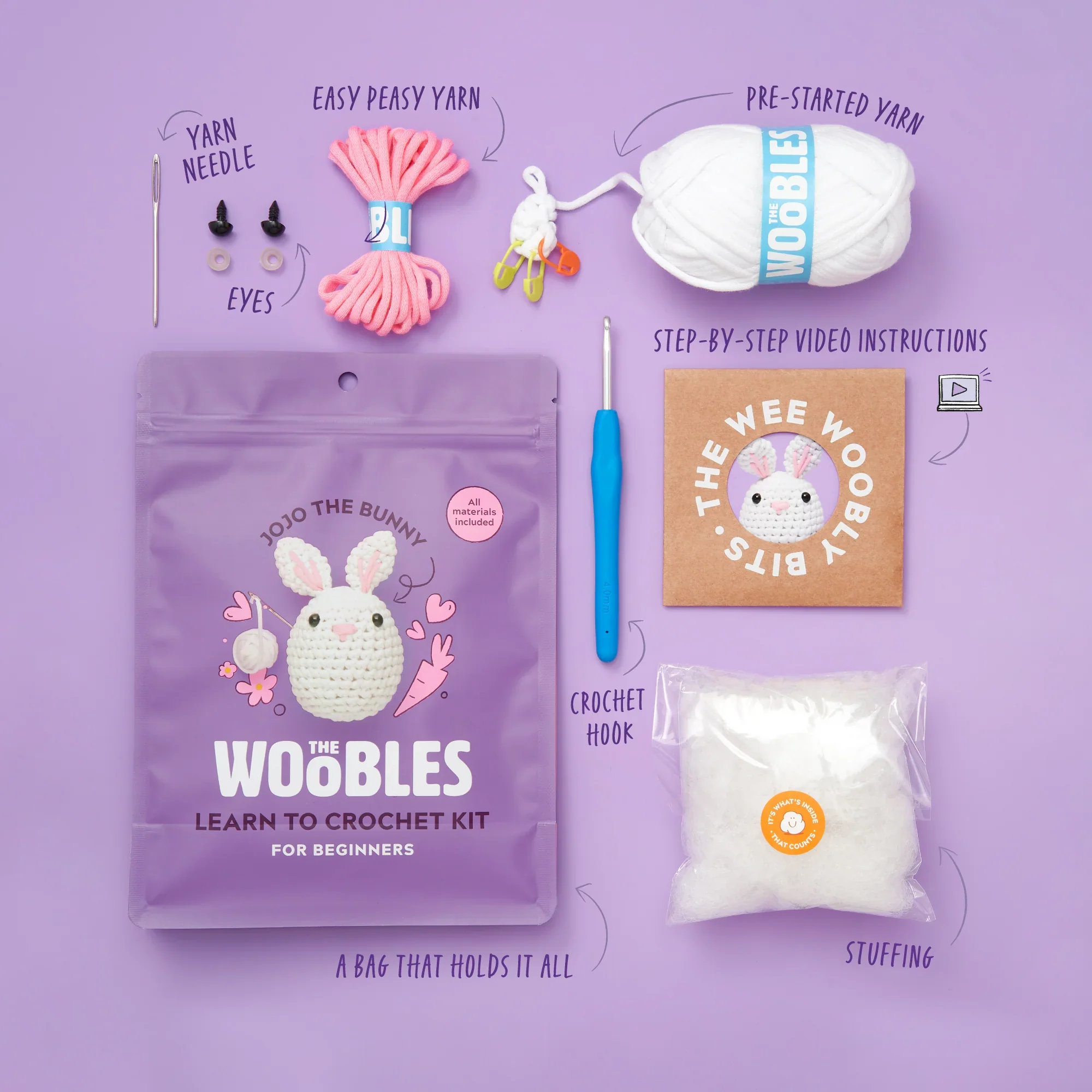 Woobles Jojo The Bunny - Image 2
