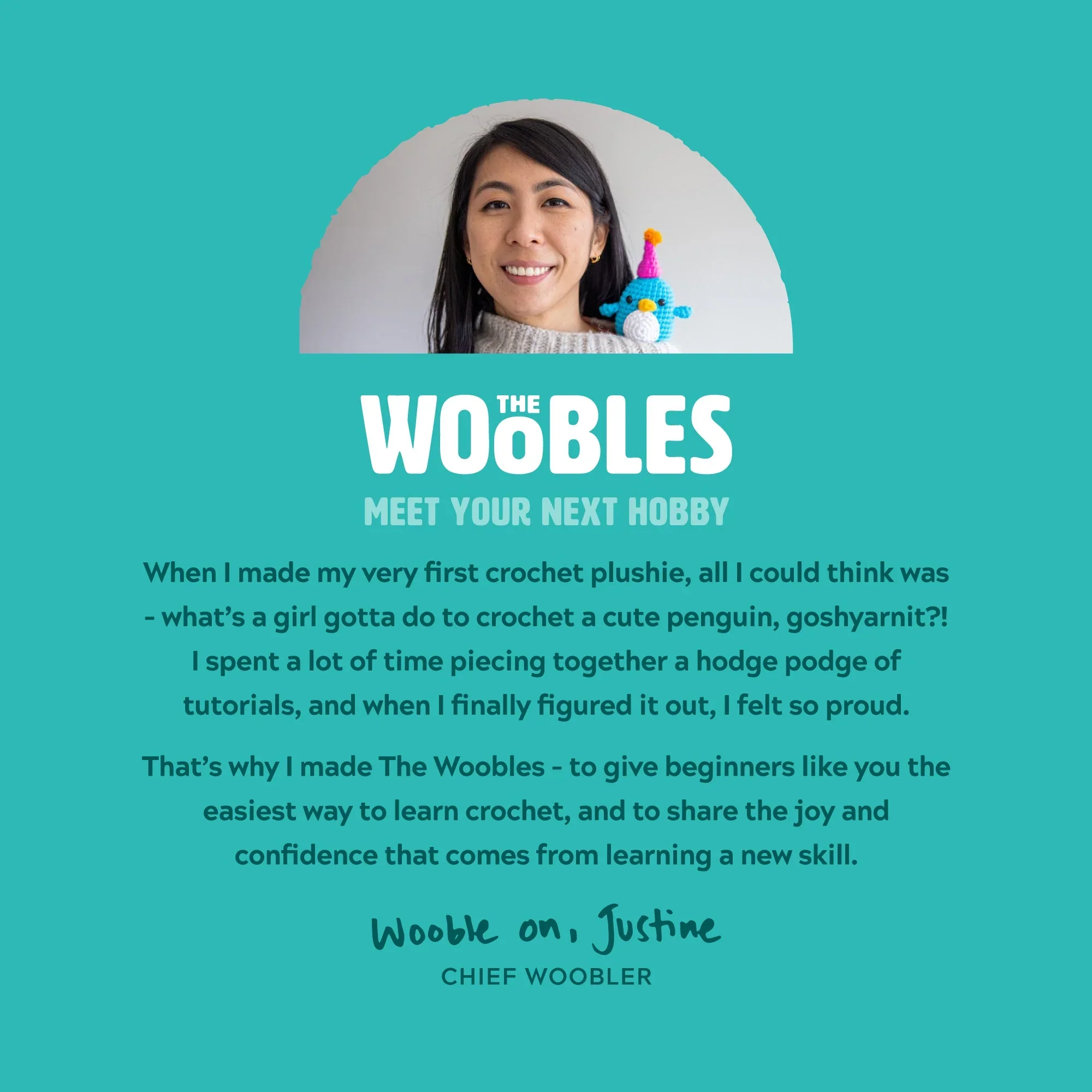 Woobles Bacon The Pig Crochet Kit - Image 7