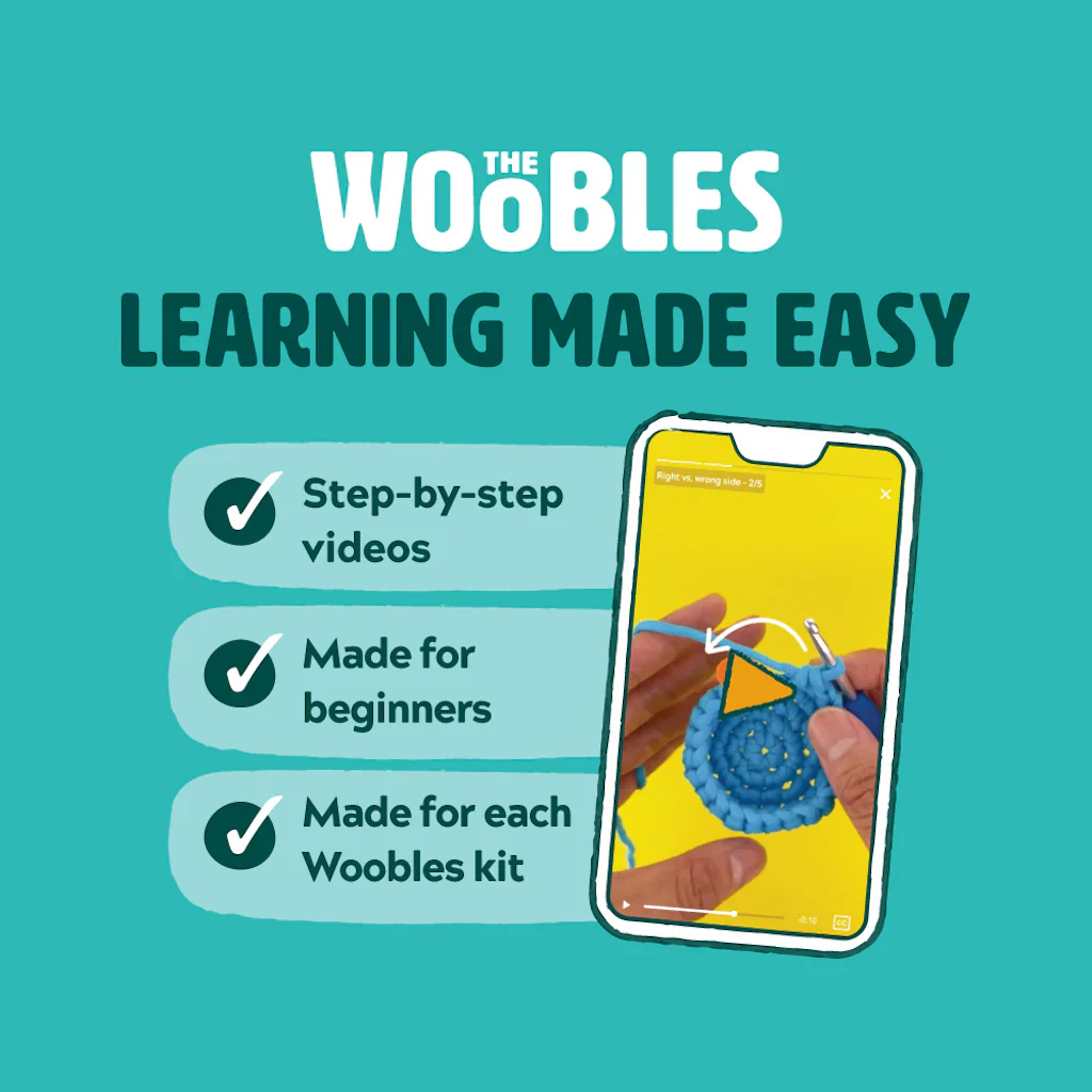 Woobles Tank The Shark Crochet Kit - Image 2