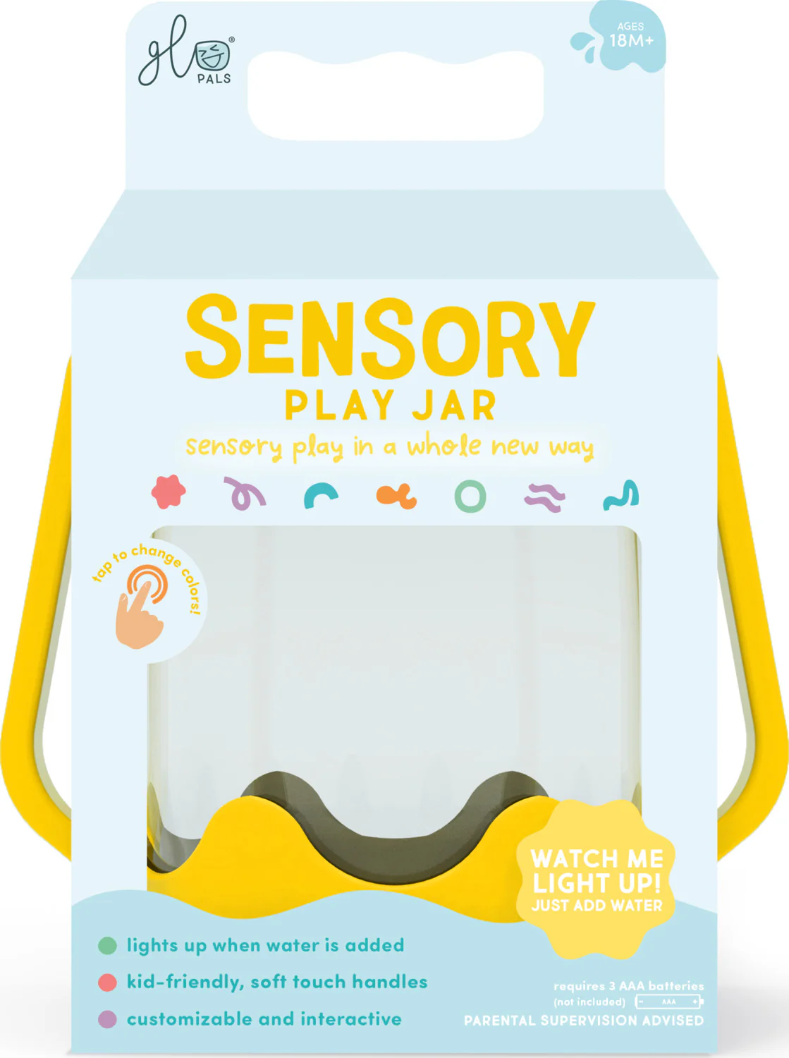 Sensory Play Jar - Yellow - Image 3