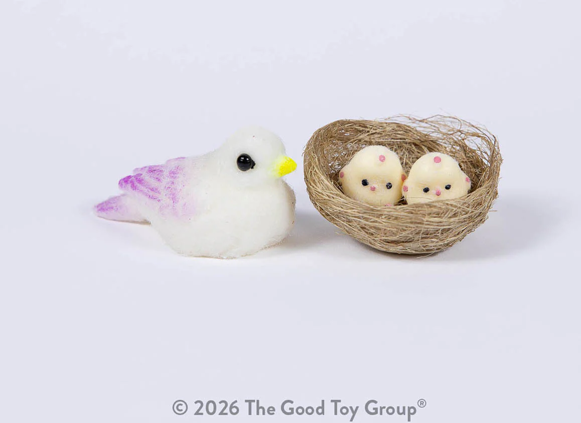 Fuzzy Friends Bird With Babies - Image 3